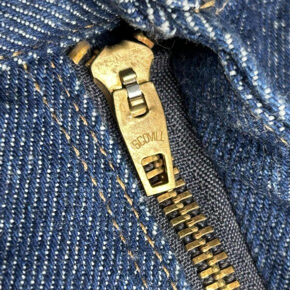 Vintage Wrangler Jeans Mens 36x32 Denim Scoville Made in USA Straight Leg 80s - Picture 6 of 11